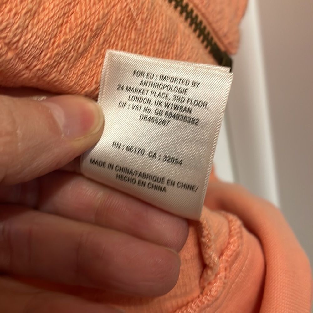 Anthropologie Saturday Sunday Coral Quinn Full Zip Jacket - Picture 8 of 11